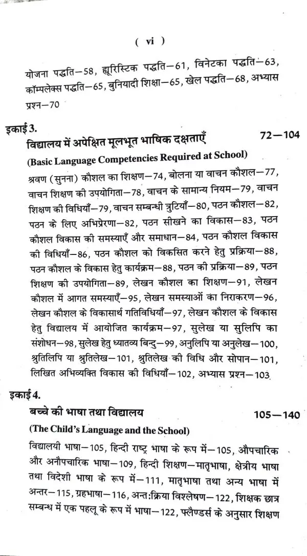 Beled Second Year Language Across the Curriculum in Hindi Index (2)