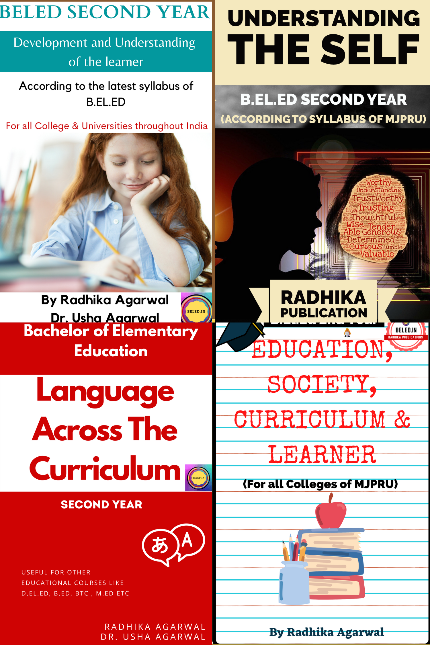 beled second year books for mjpru university english medium