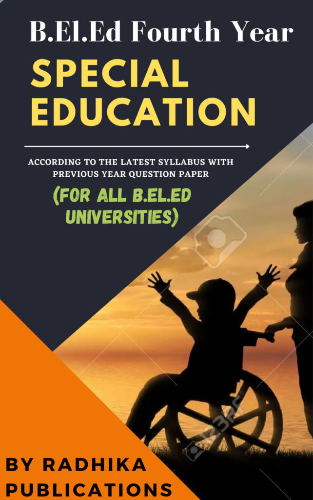 Special Education :B.El.Ed Book For Fourth Year