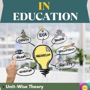 Innovations In Education – B.El.Ed Book for 2nd Year – 2nd Sem. (Only for L.U) English Medium