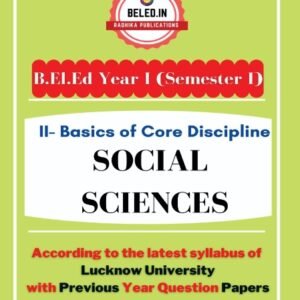 B.El.Ed First Year – First Semester English Medium Book : Social Science (Only for L.U)