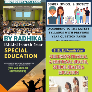 B.El.Ed Fourth Year English Medium Books: (Set of 04 – Only for MJPRU) (For all Universities Except L.U)